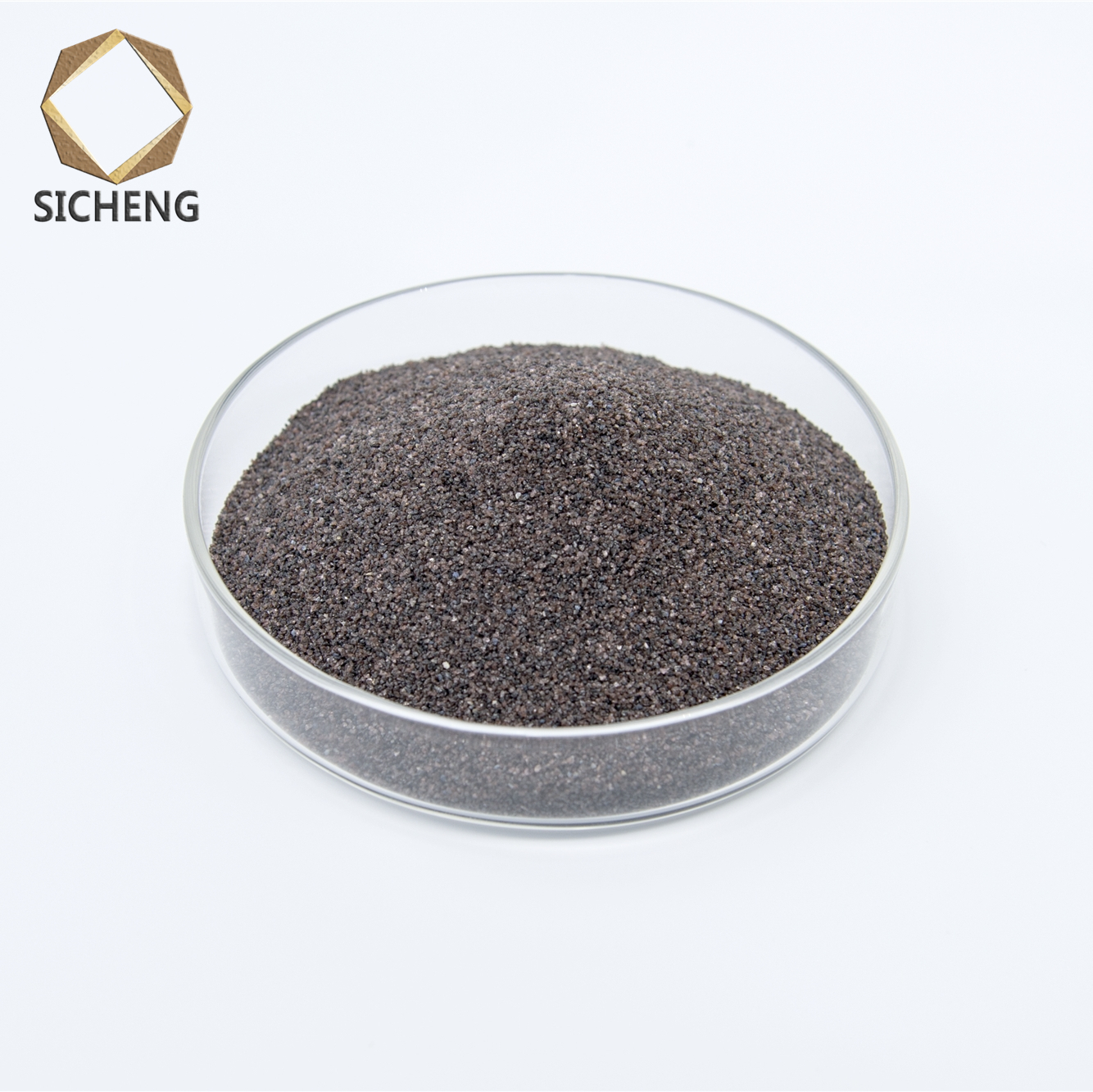 轮毂喷砂料棕色金刚砂46#棕刚玉